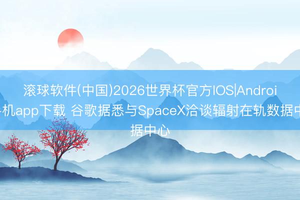 滚球软件(中国)2026世界杯官方IOS|Android手机app下载 谷歌据悉与SpaceX洽谈辐射在轨数据中心