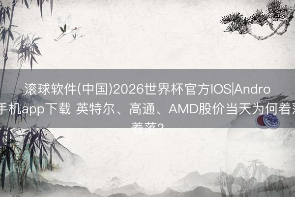 滚球软件(中国)2026世界杯官方IOS|Android手机app下载 英特尔、高通、AMD股价当天为何着落？