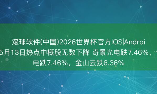 滚球软件(中国)2026世界杯官方IOS|Android手机app下载 5月13日热点中概股无数下降 奇景光电跌7.46%，金山云跌6.36%