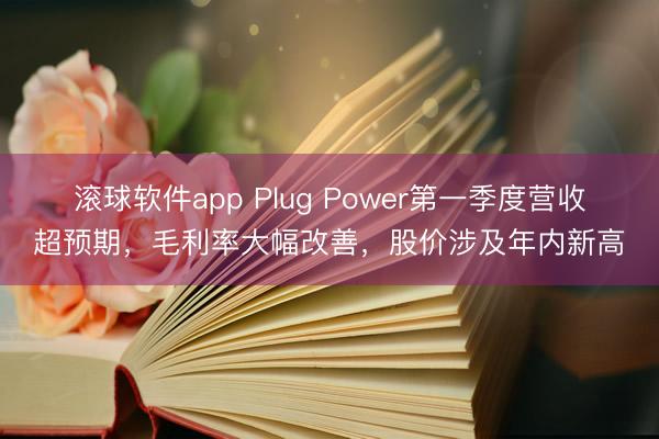 滚球软件app Plug Power第一季度营收超预期，毛利率大幅改善，股价涉及年内新高