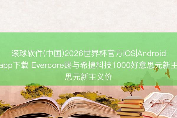 滚球软件(中国)2026世界杯官方IOS|Android手机app下载 Evercore赐与希捷科技1000好意思元新主义价