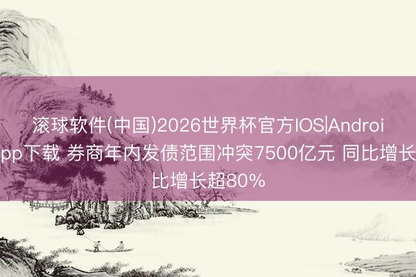 滚球软件(中国)2026世界杯官方IOS|Android手机app下载 券商年内发债范围冲突7500亿元 同比增长超80%