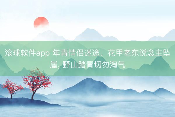 滚球软件app 年青情侣迷途、花甲老东说念主坠崖， 野山踏青切勿淘气