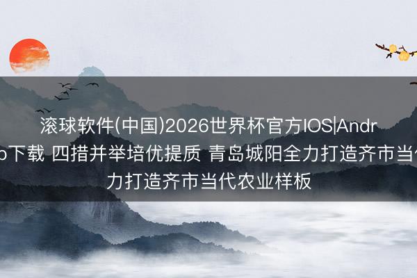 滚球软件(中国)2026世界杯官方IOS|Android手机app下载 四措并举培优提质 青岛城阳全力打造齐市当代农业样板