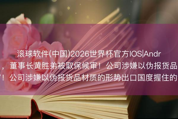 滚球软件(中国)2026世界杯官方IOS|Android手机app下载 301421，董事长黄胜弟被取保候审！公司涉嫌以伪报货品材质的形势出口国度握住的含锗镜片